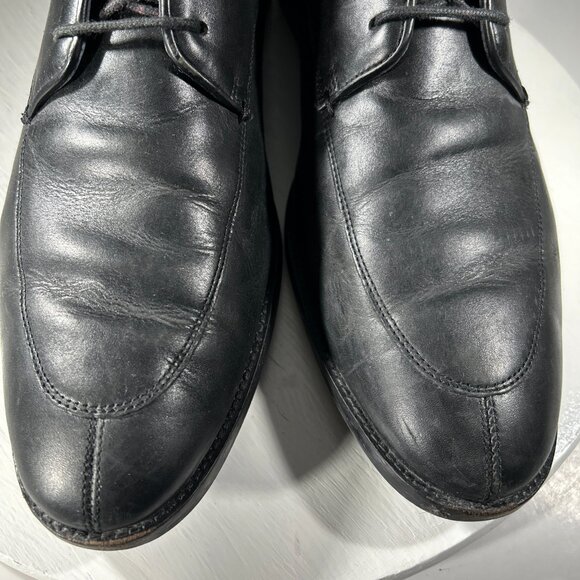Cole Haan Grand OS Mens Size 10.5 M Leather Oxford Dress Shoes Black Moc Toe CH - Picture 5 of 13